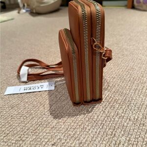 Malibu Skye Tan Vegan Crossbody Bag